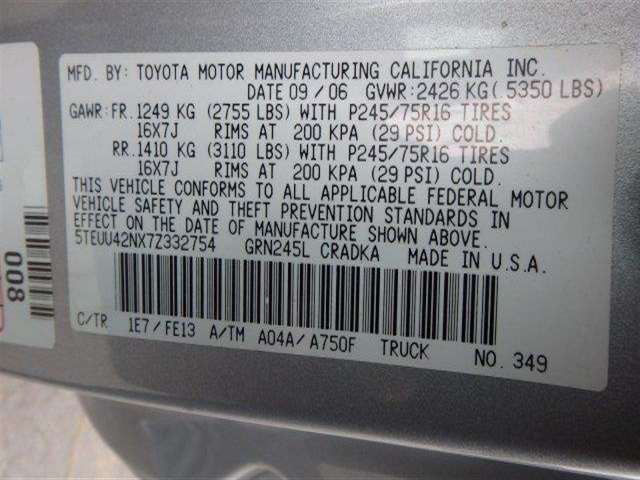 Toyota Tacoma 2007 photo 23